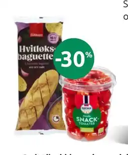 Joker Eldorado Hvitløksbaguette & Gartner Snacktomater tilbud