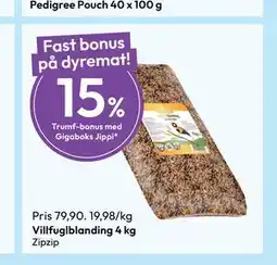 Gigaboks Villfuglblanding 4 kg tilbud