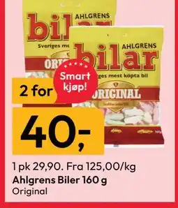 Gigaboks Ahlgrens Biler 160 g tilbud