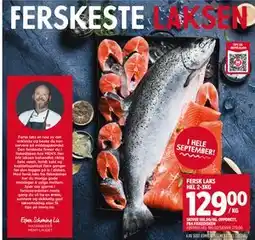 Meny FERSK LAKS HEL 2-3KG tilbud