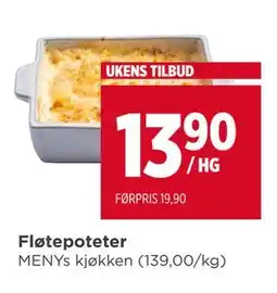 Meny Fløtepoteter tilbud
