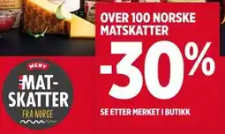 Meny OVER 100 NORSKE MATSKATTER tilbud