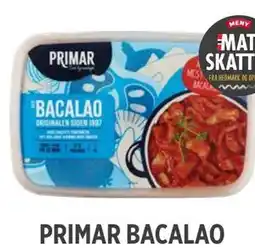 Meny PRIMAR BACALAO tilbud