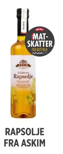 Meny RAPSOLJE FRA ASKIM tilbud