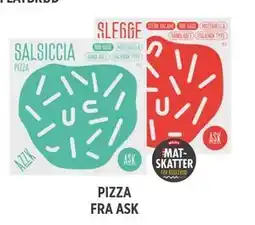 Meny PIZZA FRA ASK tilbud