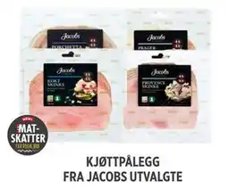 Meny KJØTTPÅLEGG FRA JACOBS UTVALGTE tilbud