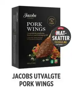 Meny JACOBS UTVALGTE PORK WINGS tilbud