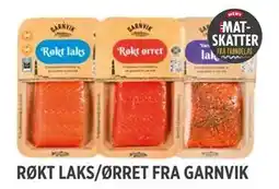 Meny RØKT LAKS/ØRRET FRA GARNVIK tilbud