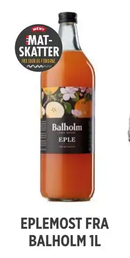 Meny EPLEMOST FRA BALHOLM 1L tilbud