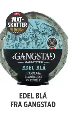 Meny EDEL BLÅ FRA GANGSTAD tilbud