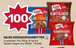 Coop Marked GILDE MIDDAGSFAVORITTER tilbud