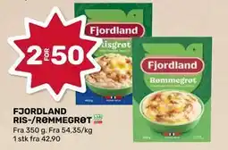 Coop Marked FJORDLAND RIS-/RØMMEGRØT tilbud