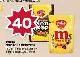 Matkroken FREIA SJOKOLADEPOSER tilbud