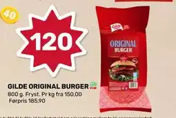 Coop Marked GILDE ORIGINAL BURGER tilbud