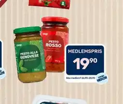 Coop Marked Coop Pesto, Medlemspris tilbud