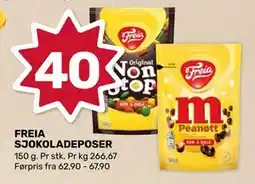 Coop Marked FREIA SJOKOLADEPOSER tilbud