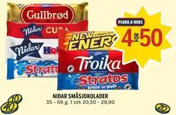 Coop Prix NIDAR SMÅSJOKOLADER tilbud