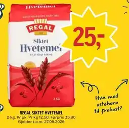Coop Prix REGAL SIKTET HVETEMEL tilbud