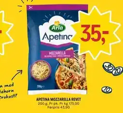 Coop Prix APETINA MOZZARELLA REVET tilbud