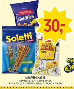 Coop Prix MAARUD SNACKS tilbud