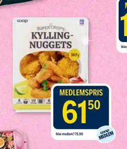 Coop Prix Coop Super Crispy Kylling-nuggets tilbud