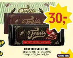 Coop Prix FREIA KOKESJOKOLADE tilbud