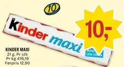Coop Prix KINDER MAXI tilbud