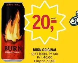 Coop Prix BURN ORIGINAL tilbud