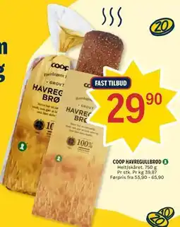 Coop Prix COOP HAVREGULLBRØD tilbud