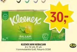 Coop Prix KLEENEX MINI M/BALSAM tilbud