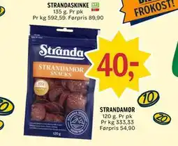 Coop Prix STRANDAMØR tilbud