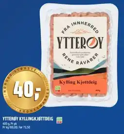 Coop Obs YTTERØY KYLLINGKJØTTDEIG tilbud