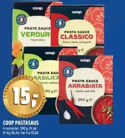 Coop Obs COOP PASTASAUS tilbud