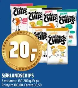 Coop Obs SØRLANDSCHIPS tilbud