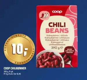 Coop Obs COOP CHILIBØNNER tilbud