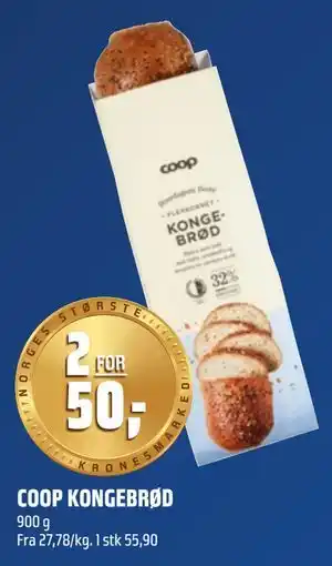 Coop Obs COOP KONGEBRØD tilbud
