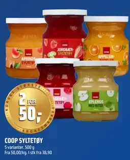 Coop Obs COOP SYLTETØY tilbud