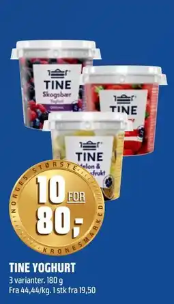 Coop Obs TINE YOGHURT tilbud