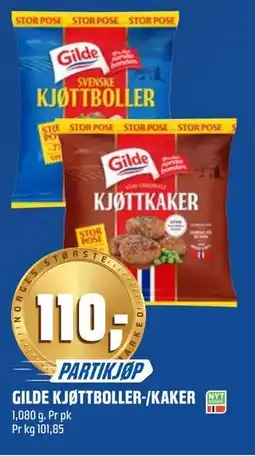 Coop Obs GILDE KJØTTBOLLER-/KAKER tilbud