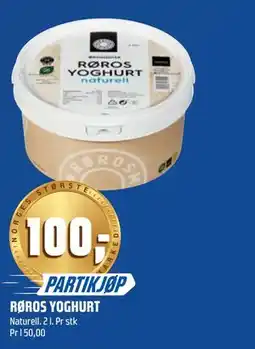 Coop Obs RØROS YOGHURT tilbud