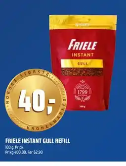 Coop Obs FRIELE INSTANT GULL REFILL tilbud