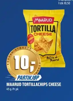 Coop Obs MAARUD TORTILLACHIPS CHEESE tilbud