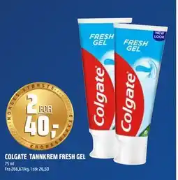 Coop Obs COLGATE TANNKREM FRESH GEL tilbud