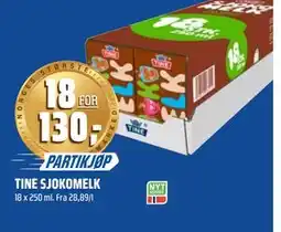 Coop Obs TINE SJOKOMELK tilbud