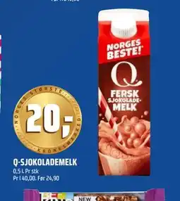 Coop Obs Q-SJOKOLADEMELK tilbud