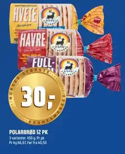 Coop Obs POLARBRØD 12 PK tilbud
