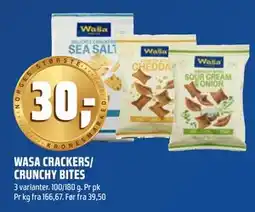 Coop Obs WASA CRACKERS/ CRUNCHY BITES tilbud