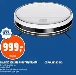 Coop Obs GRUNDIG VCR2330 ROBOTSTØVSUGER tilbud