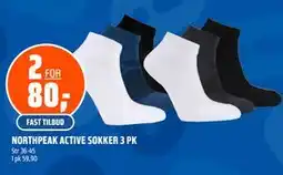 Coop Obs NORTHPEAK ACTIVE SOKKER 3 PK tilbud