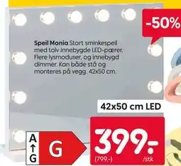 Rusta Speil Monia tilbud